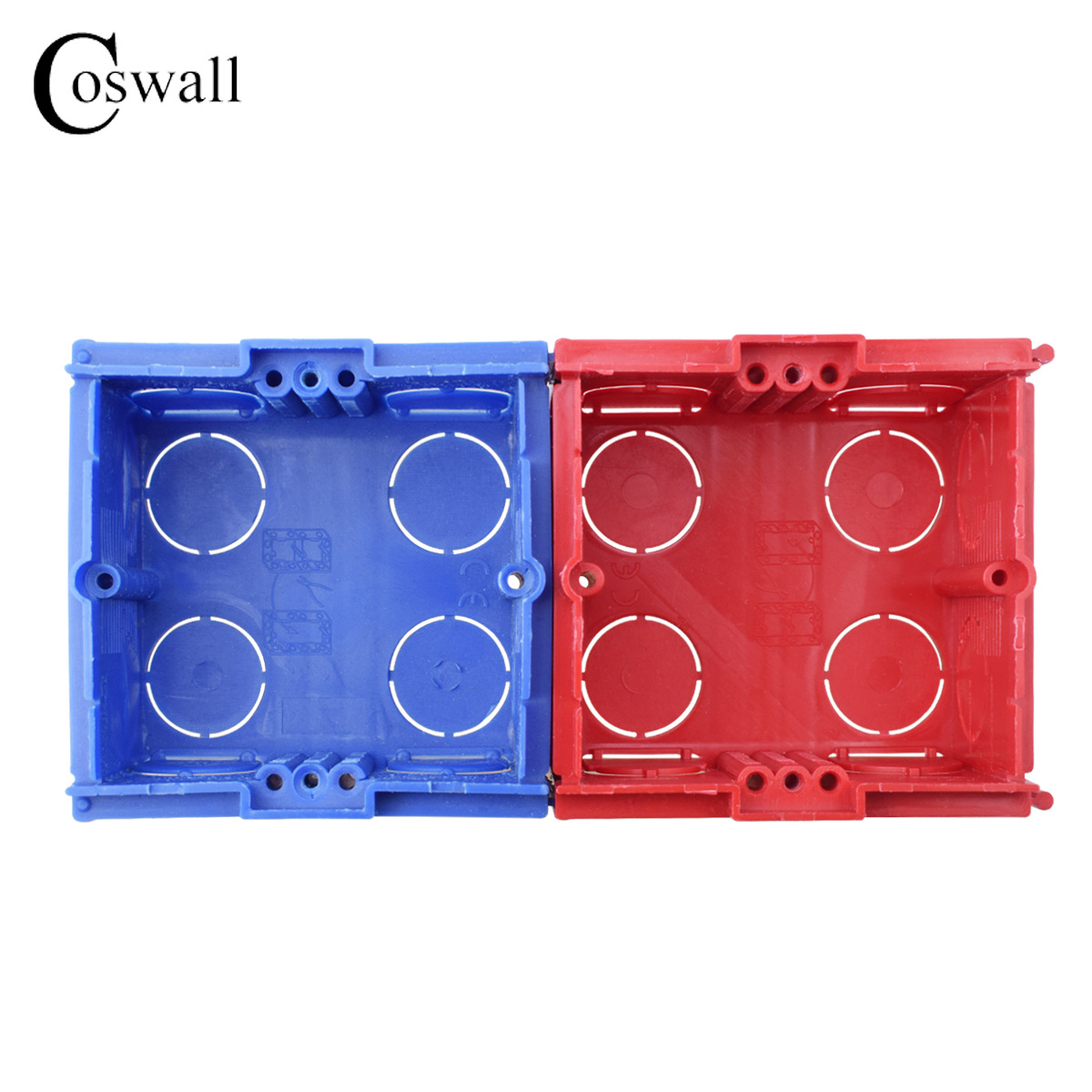 European standard dedicated 70*70 square dark box French junction box, suitable for both horizontal and vertical installation, can be spliced, European standard base box pic 1