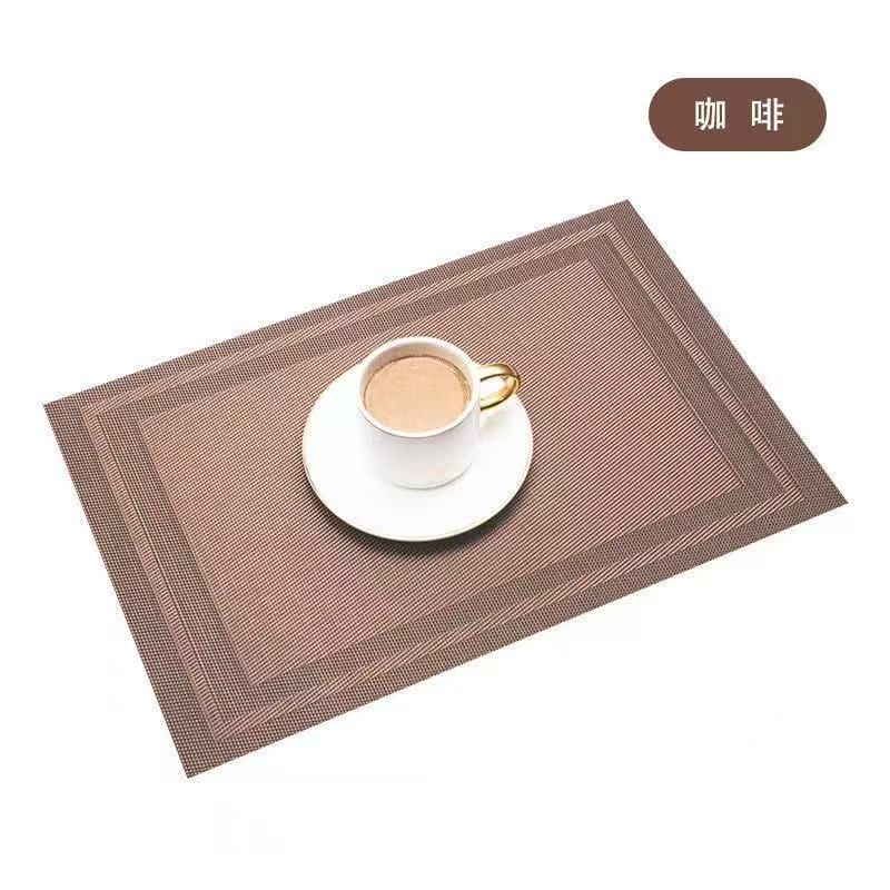 pvc特斯林餐垫酒店隔热防烫防油西餐桌垫家居批发ins风PVC材质详情5