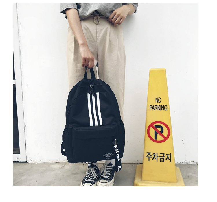 2026新款学生双肩包韩版时尚潮流初中高中生背包情侣旅行书包批发详情9