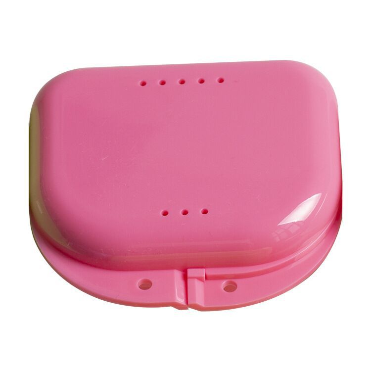 跨境专供义齿护理盒牙盒混色隐形牙套盒假牙义齿收纳盒便携储牙盒详情8