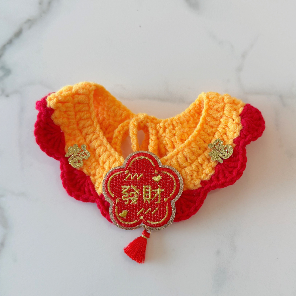 手工编织饰品围巾发带挂饰树脂奶油胶配件米珠奶油胶配饰多款混搭详情13