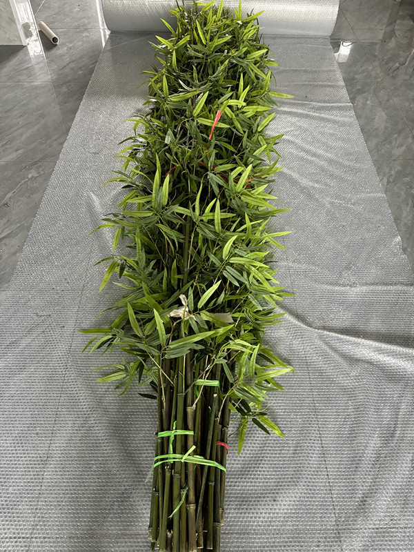 仿真竹子室内装饰隔断屏风假竹子挡墙造景绿植盆栽细水竹办公文化园艺仿真枝叶树详情38