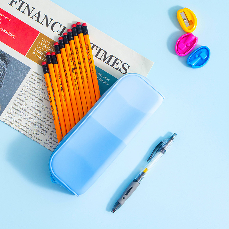 Factory direct delivery of small square pen cases with high appearance standards, stationery storage bags pic 1