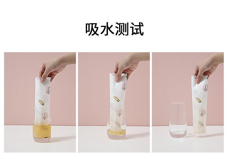 印花懒人抹布  厨房无纺布干湿两用日用品百洁布抹布【P6】详情6