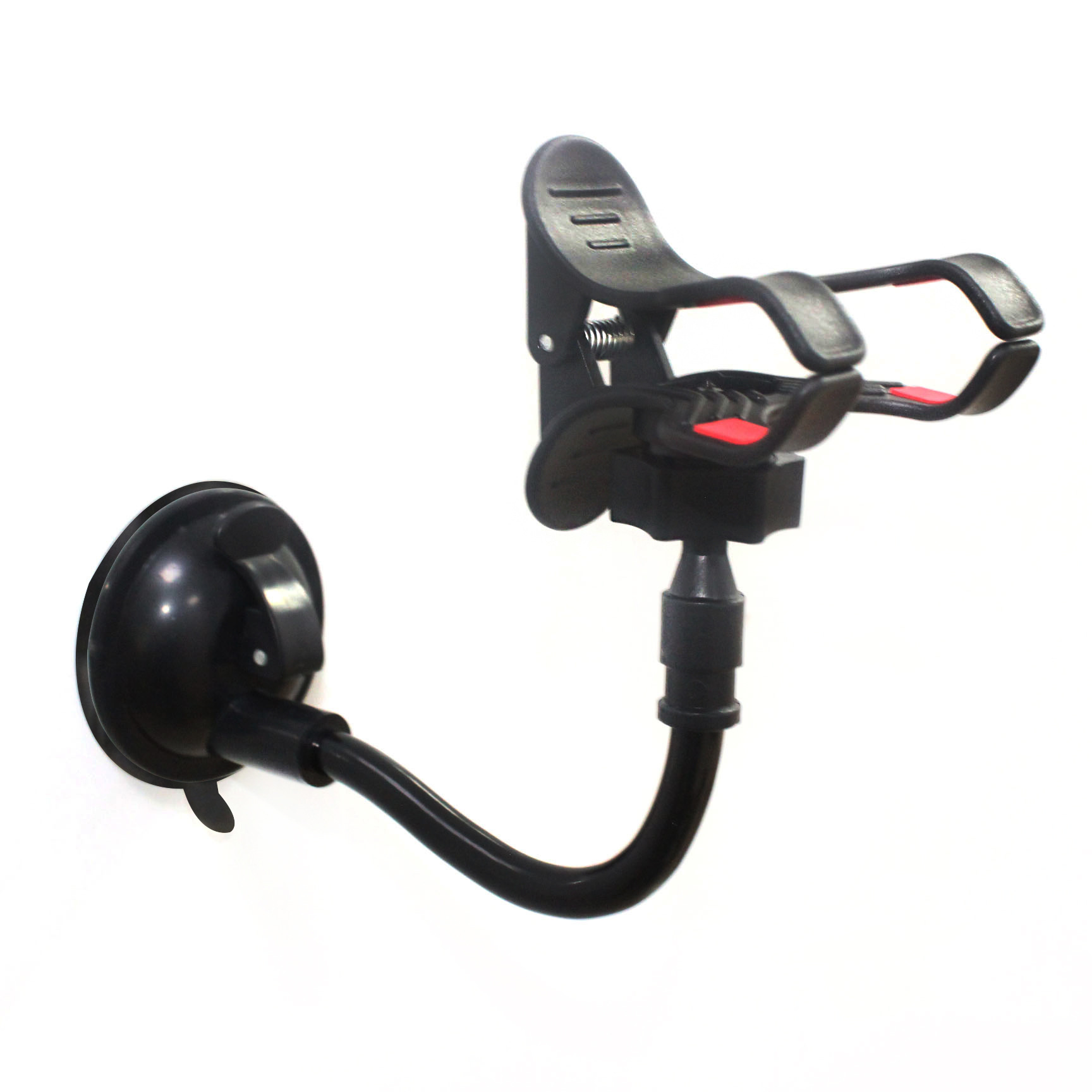 Car phone stand 360-degree rotating dual-clip lazy person stand, car GPS navigation stand pic 3