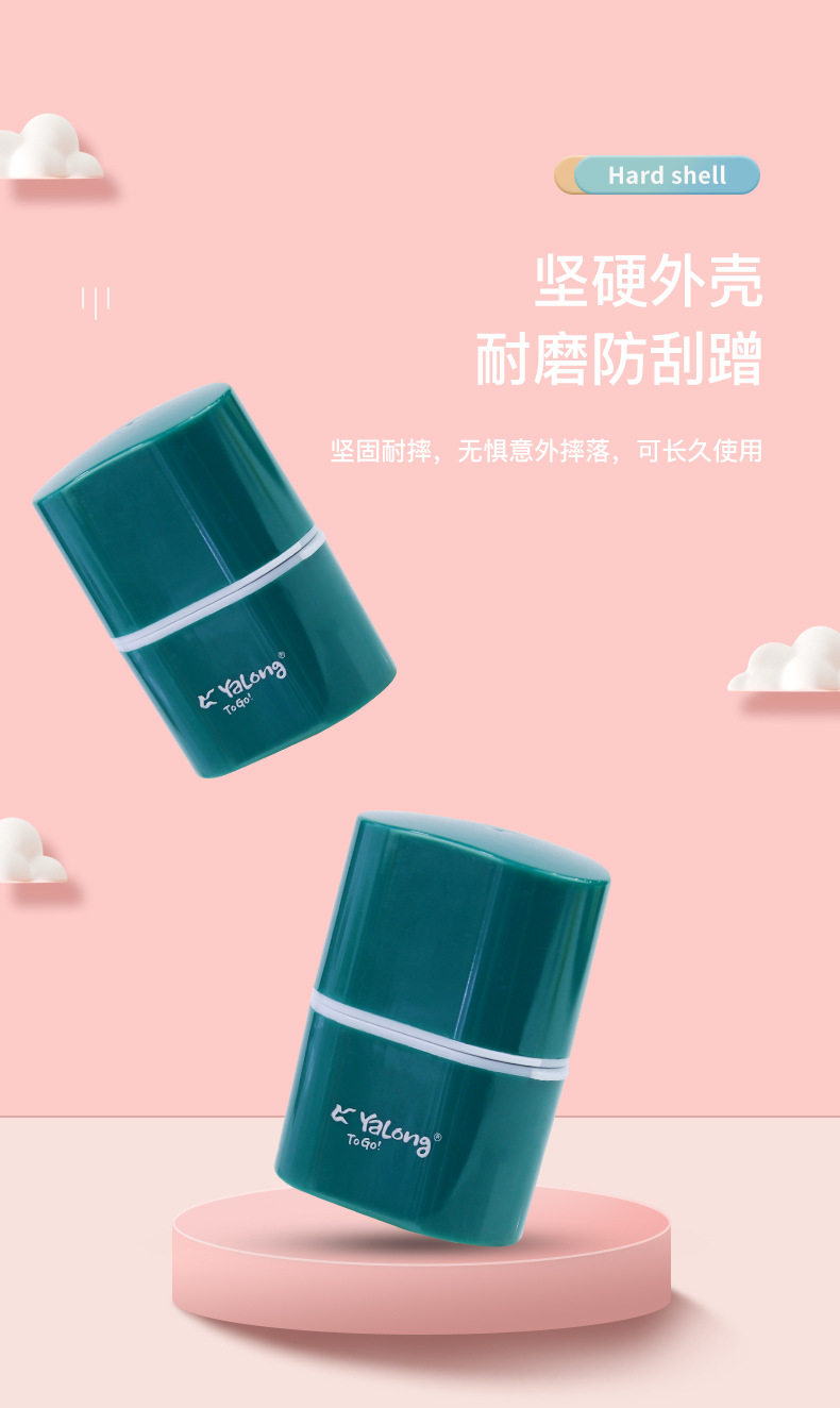 Cross-border factory direct sales triangular design double-hole pencil sharpener for primary school students with creative customization pic 5