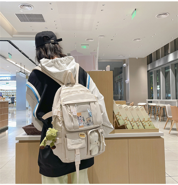 书包初中女生双肩包女痛包大容量小学生日系高中生背包中学生肩包详情15