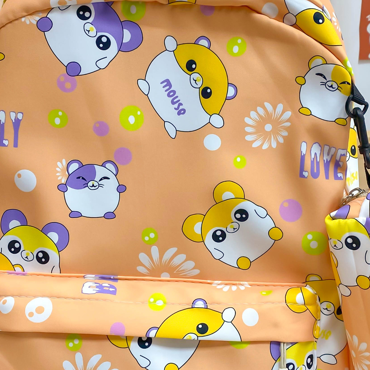 Wholesale escuela primaria primaria y secundaria estudiantes impresos espalda doble bolsa de las mujeres bolsa de la pluma de los hombres bolsa de manga color sólido bolsa de la escuela de gran capacidad pic 15