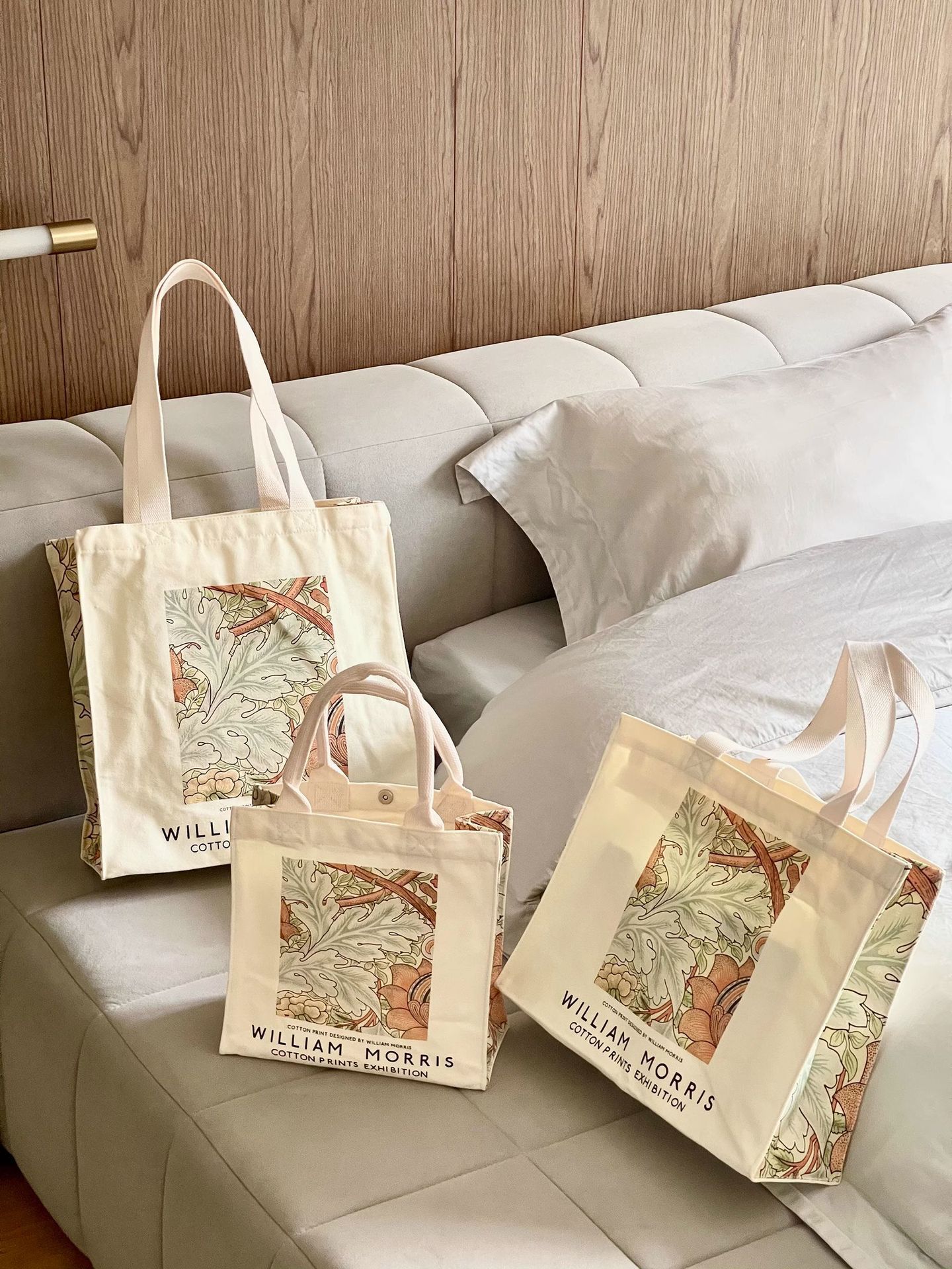 文艺风帆布包包大容量拉链单肩包外出手提袋便当包通勤妈咪包详情6