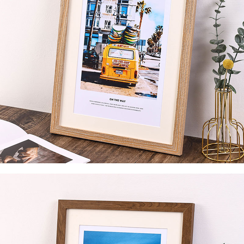 简约相框装裱画框挂墙A3寸16摆台a4寸4开8K拼图框创意照片墙木质详情20