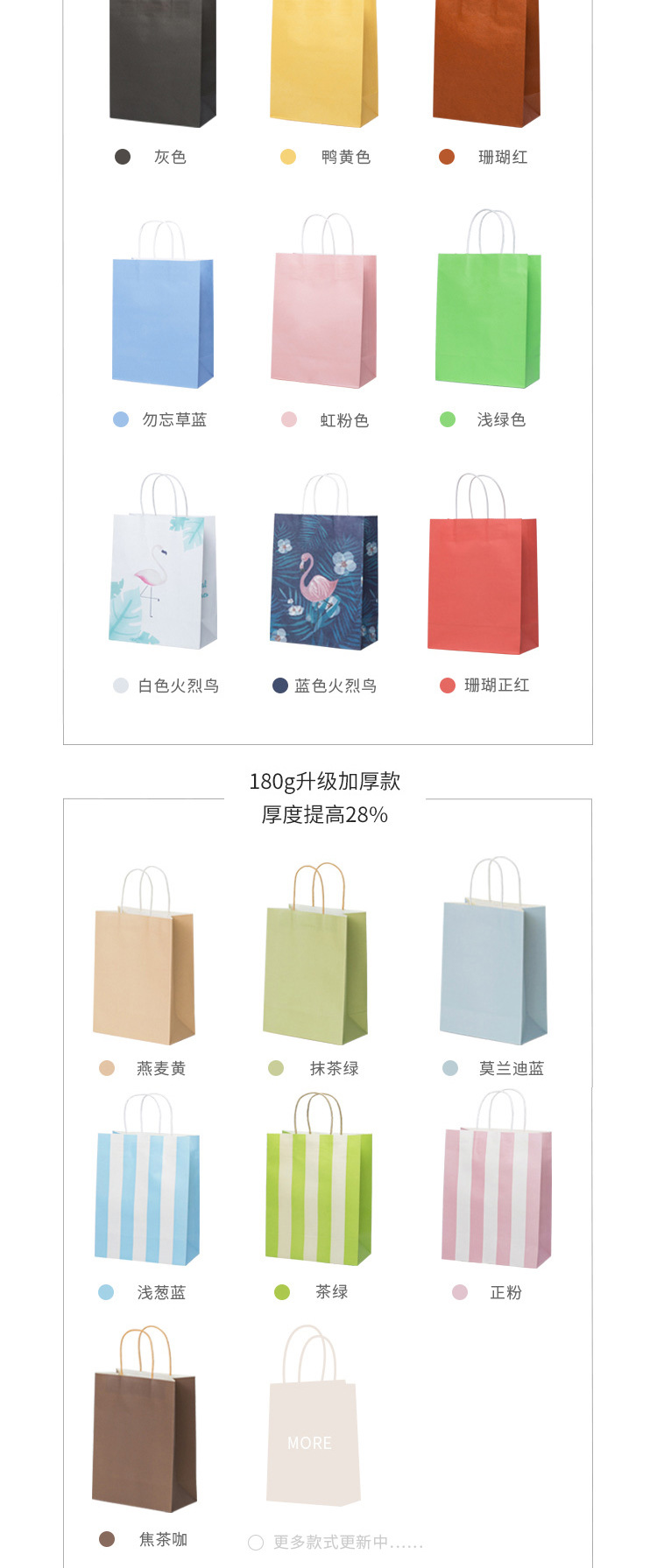 Kraft paper bags, hand-held bags, coffee and milk tea takeout packaging bags, wholesale baking gift hand-held paper bags, customized 4 pic 7