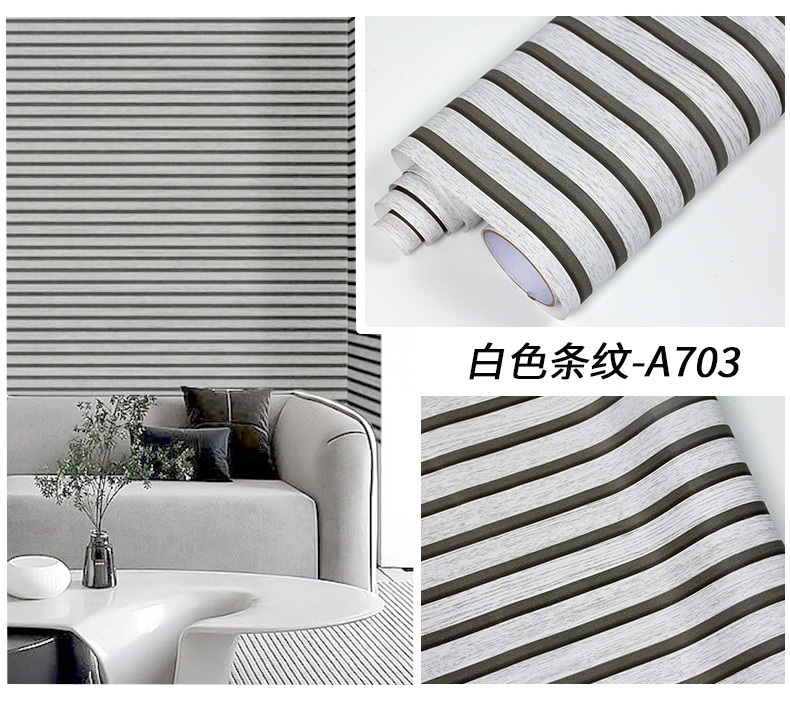 3d立体仿木条格栅墙纸自粘中式书房茶室酒店饭店前台背景壁纸贴纸详情10