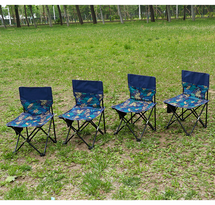 户外折叠椅便携式露营钓鱼休闲小凳子有靠背旅游旅行休闲折叠椅详情20