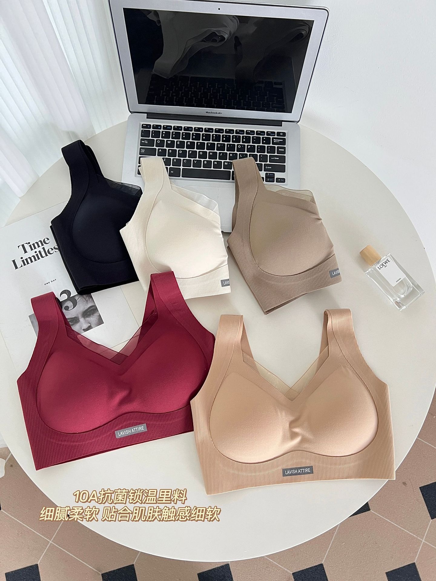 无痕粉底液内衣女小胸聚拢防下垂2025秋冬宽肩带背心式文胸罩批发详情10