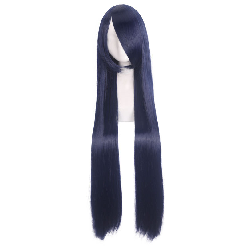 Anime wigs, European and American 100CM wigs, cosplay all-purpose long straight hair for women, multi-color long straight hair manufacturer wholesale pic 8