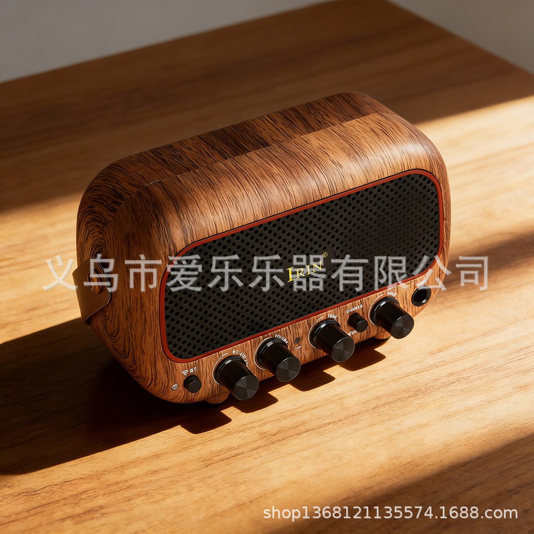 IRIN蓝牙音箱电吉他便携5W双喇叭音响迷你充电小音箱可连耳机音响详情5