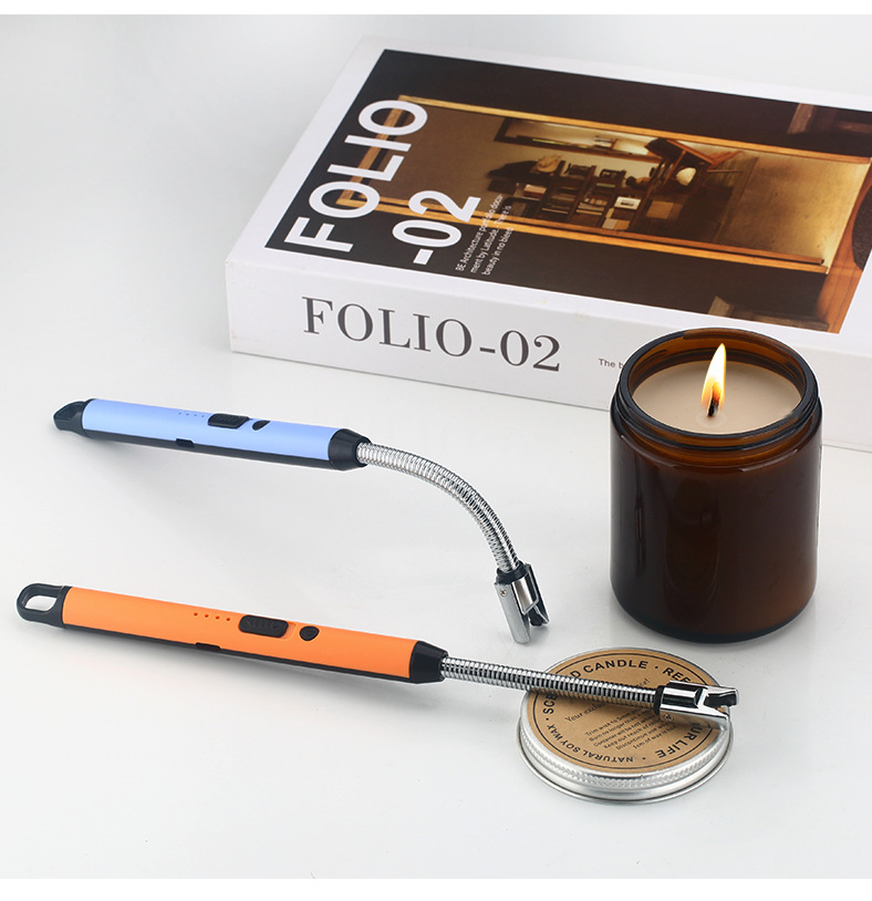 新款脉冲点火器电子充电打火机煤气灶香薰蜡烛点火棒多功能打火机详情12