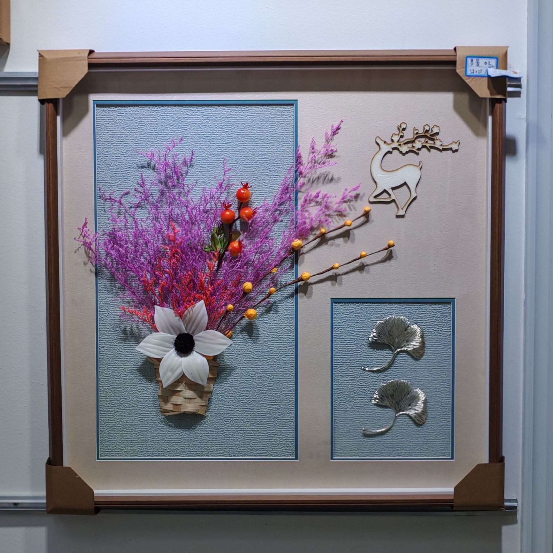 跨境永生干花植物标本装饰画现代客厅餐厅卧室宾馆壁饰挂画成品画详情35