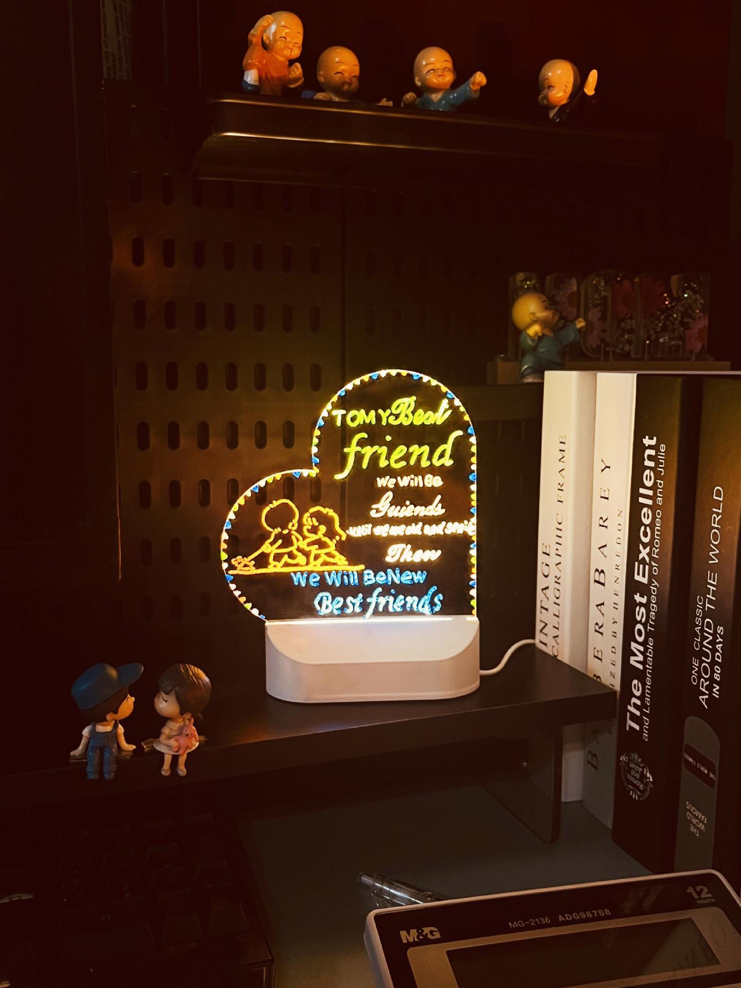 跨境DIY手绘画板灯床头灯留言板灯儿童礼物氛围灯led创意小夜灯详情10