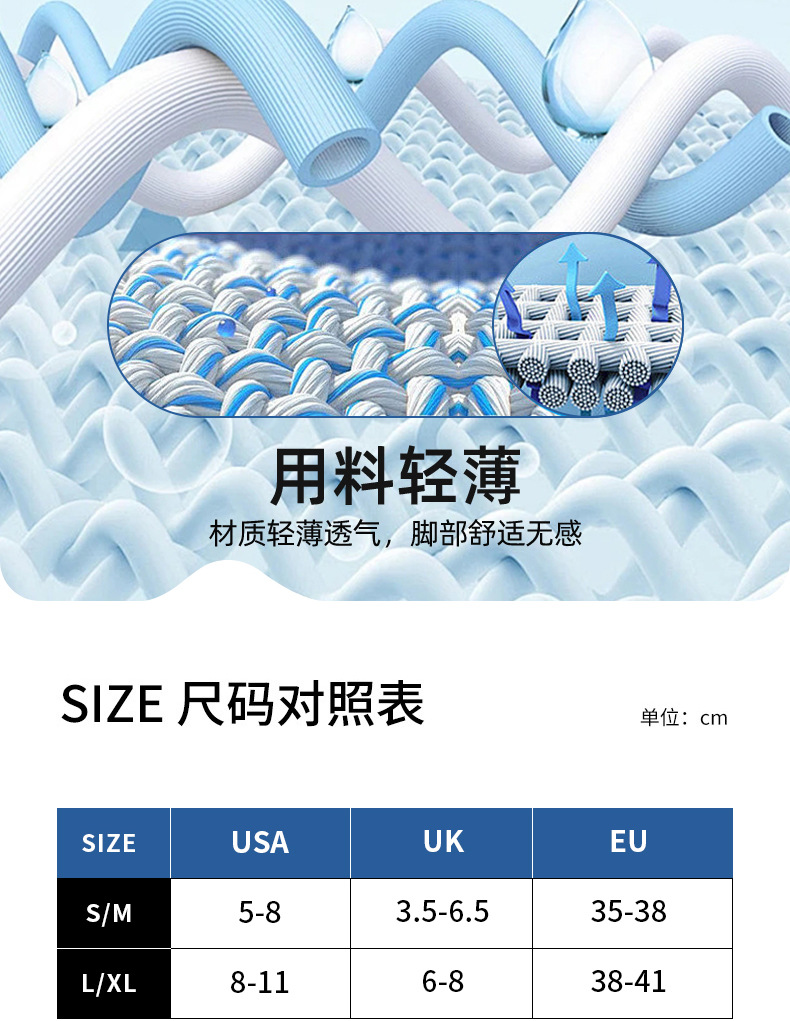 新款运动短袜防臭跑步袜男女同款速干跳绳健身袜吸汗运动袜子批发详情10