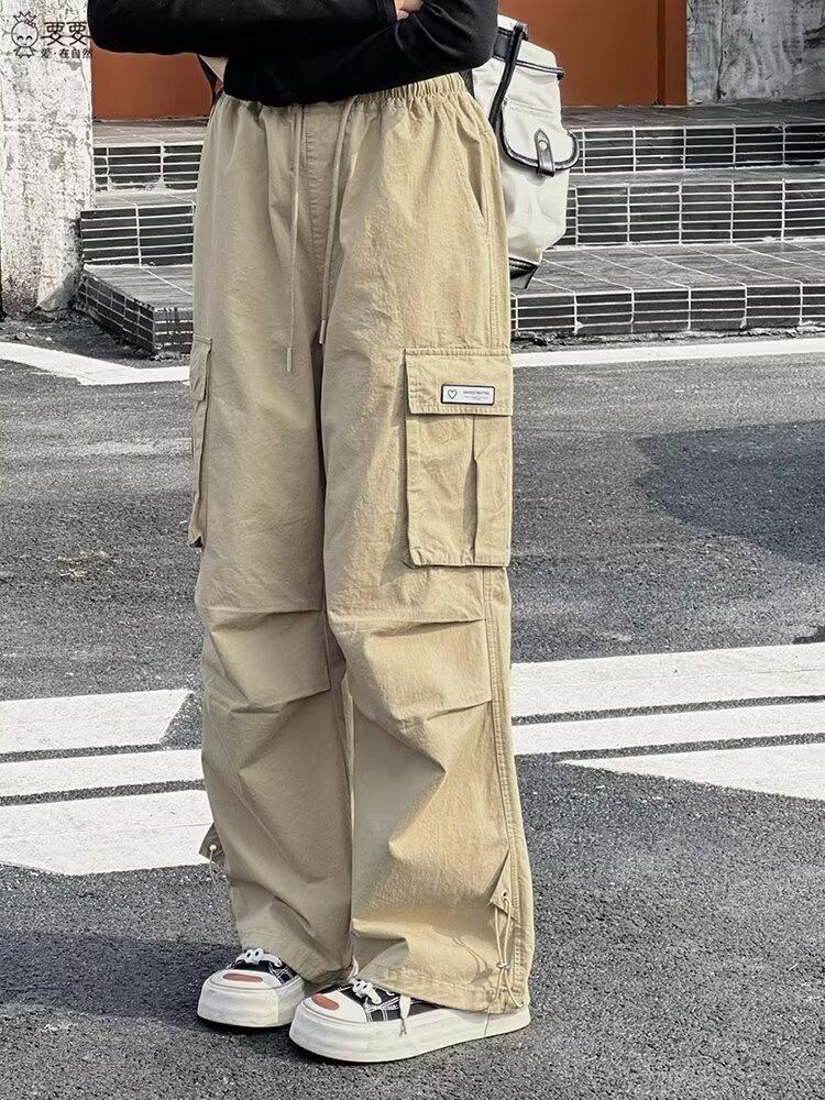 女童工装裤2024新款夏装韩版洋气中大童纯棉女生休闲裤子潮酷穿搭详情42