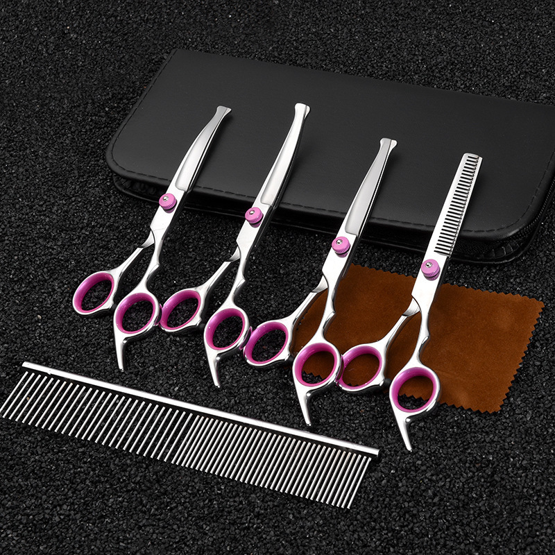 宠物剪刀美容专业剪毛工具修毛神器猫咪直剪弯剪泰迪比熊狗狗专用详情5