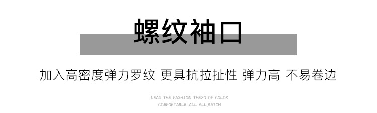380重磅纯棉圆领卫衣 秋冬款美式长袖T恤男女宽松套头打底衫上衣详情9