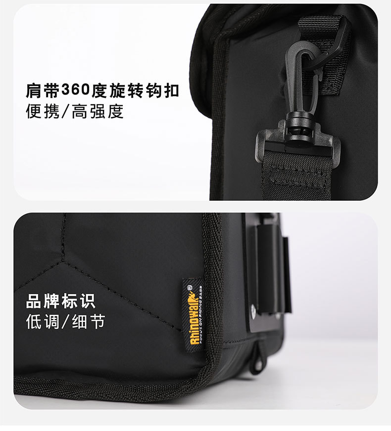 Rhinowalk/ Rhino · Stroll Bicycle Bag, folding bag, small cloth front bag, Front pig nose bag accessories pic 20