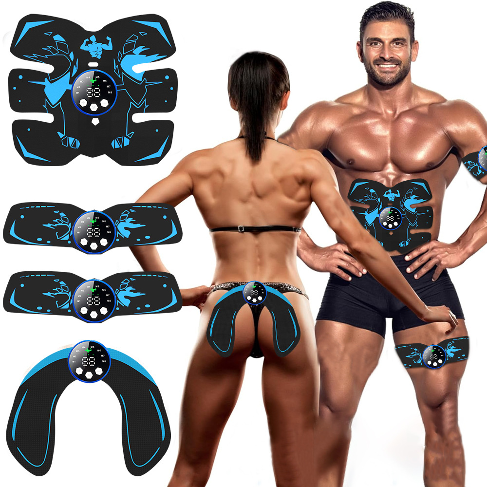 New EMS charging abdominal fitness device, abdominal training machine, home exercise fat-burning machine, lazy fitness equipment, abdominal muscle patches pic 1