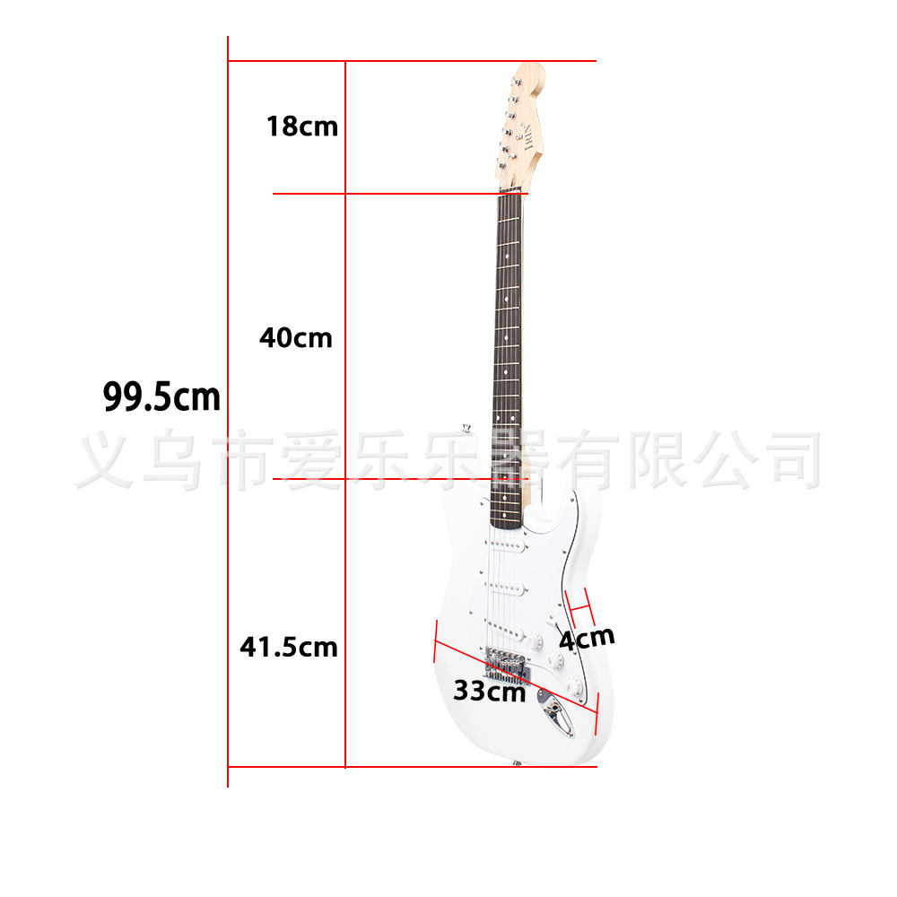 St-700 white electricguitar for foreign trade, rock for beginners to learn electricguitar, 22 fret ST electricguitar pic 3