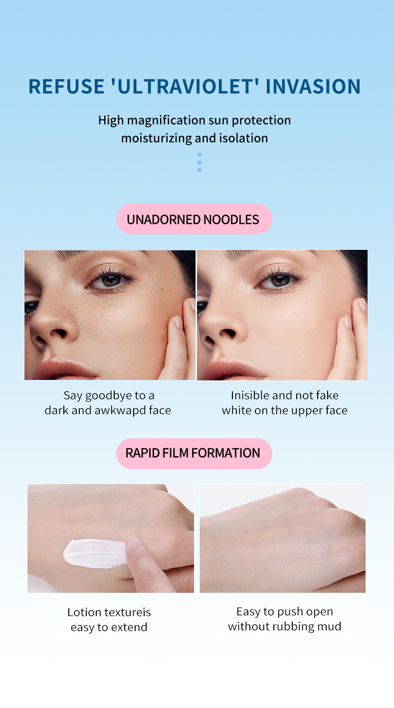 【跨境专供】FORMBO防护乳保湿清爽防水防汗防紫外线防护乳批发详情14