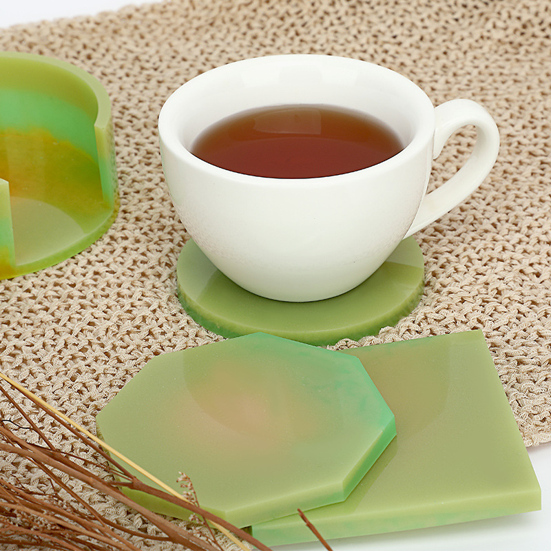 diy茶几杯垫石膏扩石香硅胶模具红酒杯垫收纳盒滴胶模具详情7