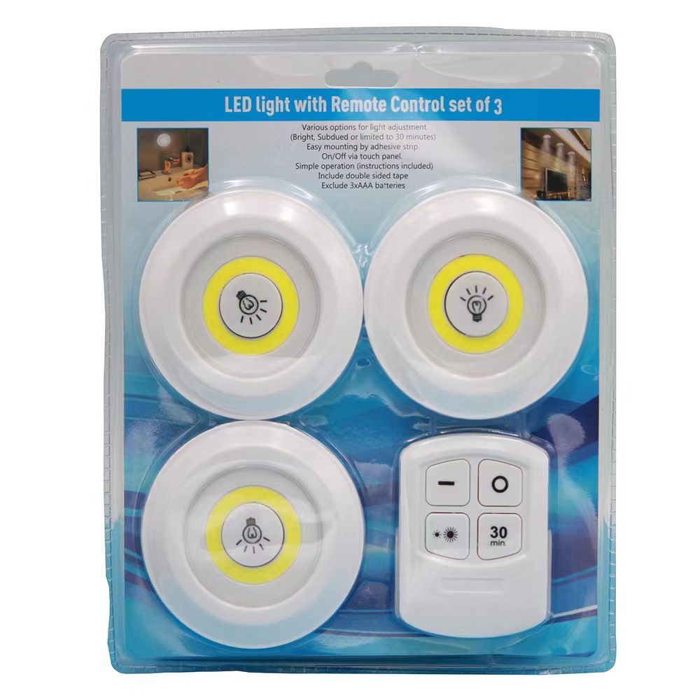 Cross-border bestsellers: COB remote control sensor pat light, bedside milk feeding light, bedroom wardrobe cabinet light, touch night light pic 13