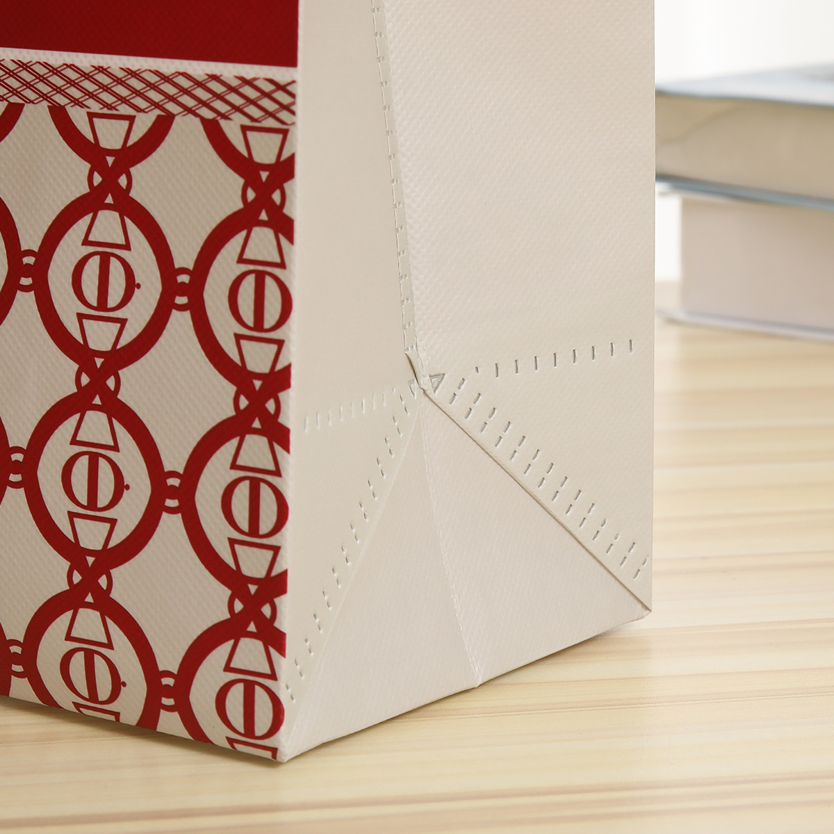 现货无纺布袋覆膜彩印横版服装购物手提袋 立体设计折叠便携广告礼品袋环保耐用详情13