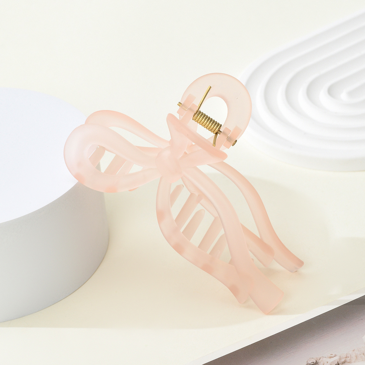 Ins-style macaron-colored hair clips with a matte texture, versatile shark clips, back head hair accessories, and bath hair clips pic 13