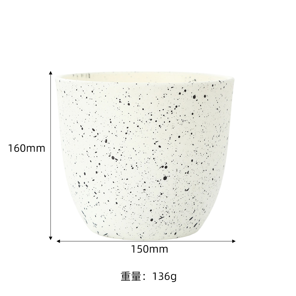 欧式圆形加厚花盆花卉塑料育苗盆家用绿植盆栽落地塑料花盆详情28