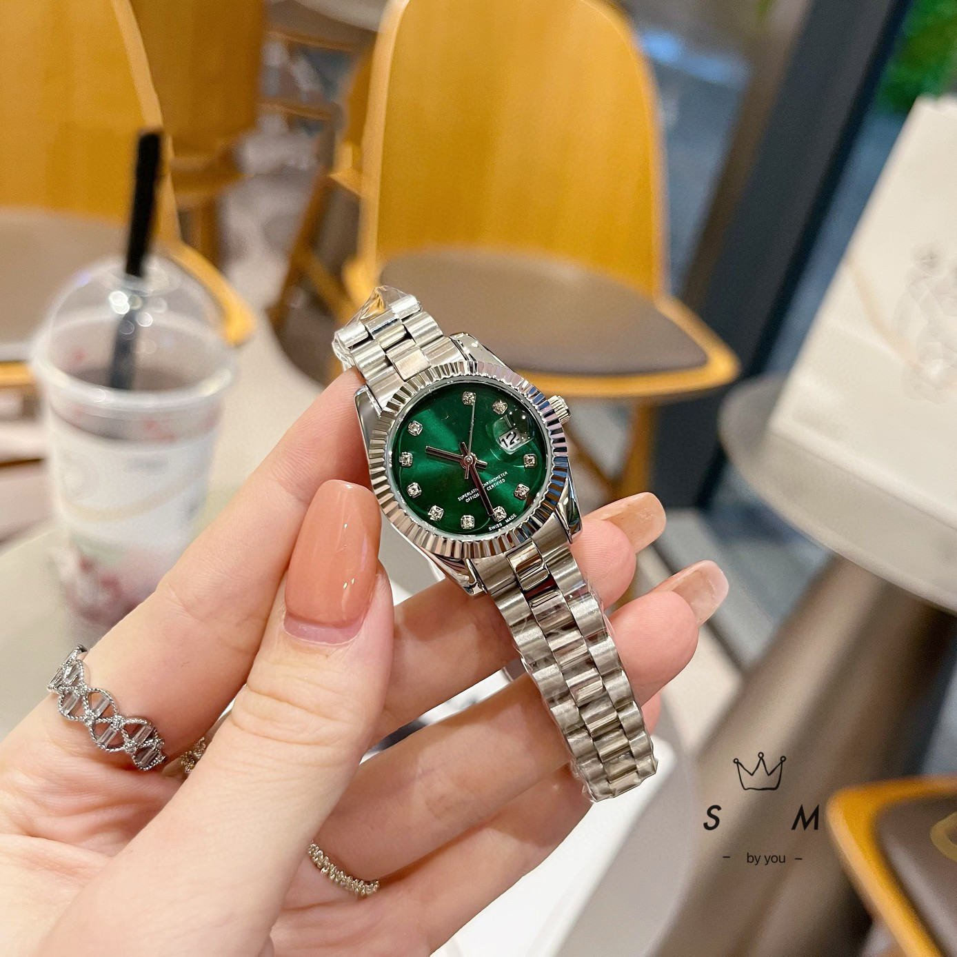 微商劳力家士日志系列时尚潮流钢带手表女名表石英手表女男代发详情26