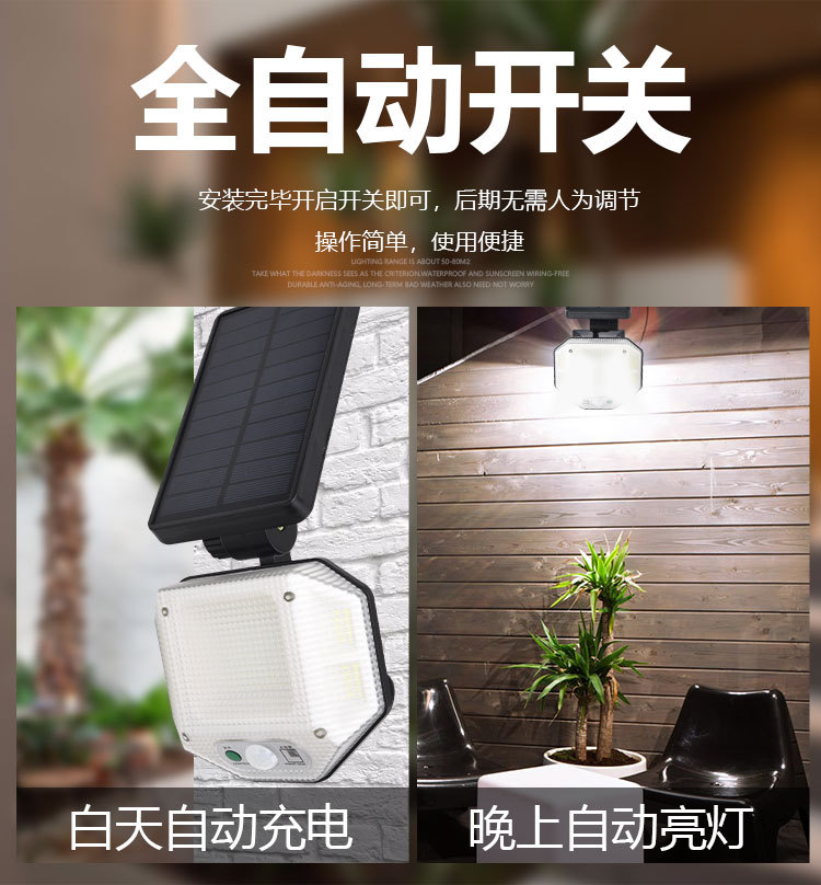 Solar garden lamps, solar panel street lamps, ground-penetrating lamps, rainproof lighting, energy-saving outdoor garden lamps pic 4