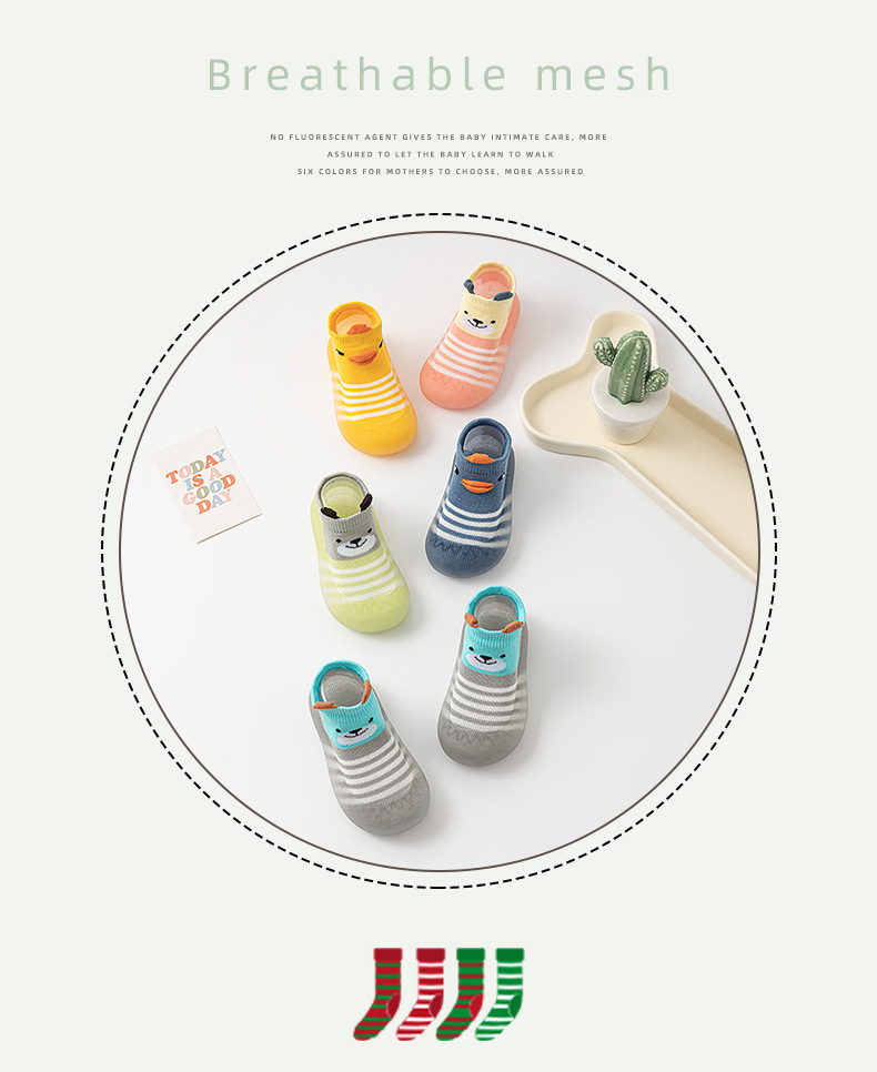 Infant and toddler walking shoes and socks, spring and autumn thin style, baby anti-slip, anti-collision, anti-slip soft sole, wear-resistant walking shoes and socks, floor socks pic 9