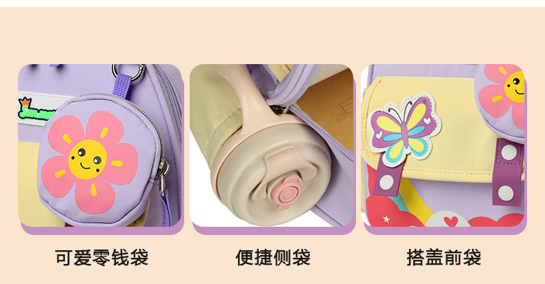 儿童新款背包幼儿园书包女童可爱轻便宝宝超轻卡通男孩双肩包洋气详情18