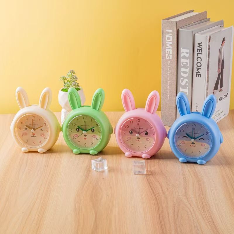 学生小闹钟懒虫起床音乐多功能儿童动物钟表卧室静音时尚可爱座钟详情15