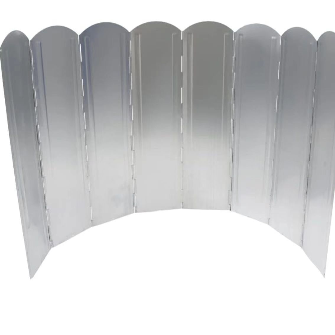 户外超轻折叠挡风板生卡式火炉头炉具用板野炊铁镀锌防风罩子批发详情9