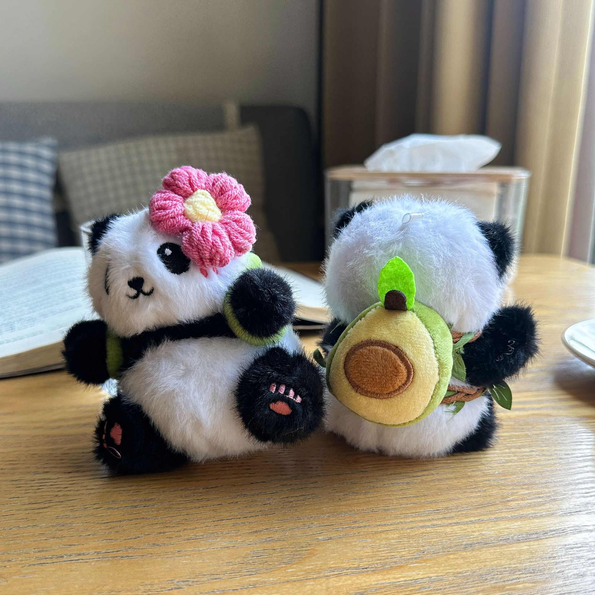 Cute giant panda plush toys, national treasure panda dolls, pendants, small ornaments, stuffed dolls, and tourist souvenirs pic 15