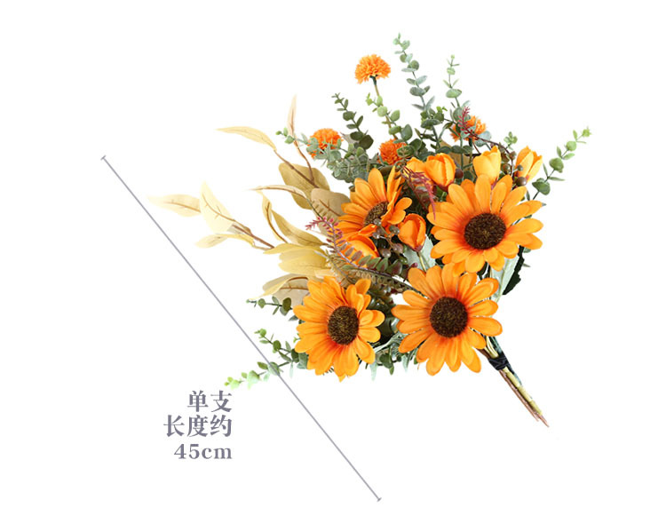 假花仿真花客厅摆件摆设轻奢风家用装饰地中海花艺插花花艺批发详情3