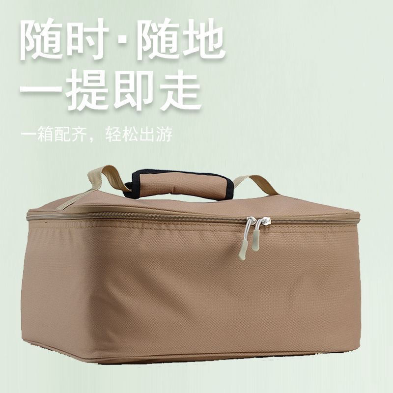 户外卡式炉便携收纳包可放气罐野餐烧烤锅具收纳箱工具包杂物袋详情10