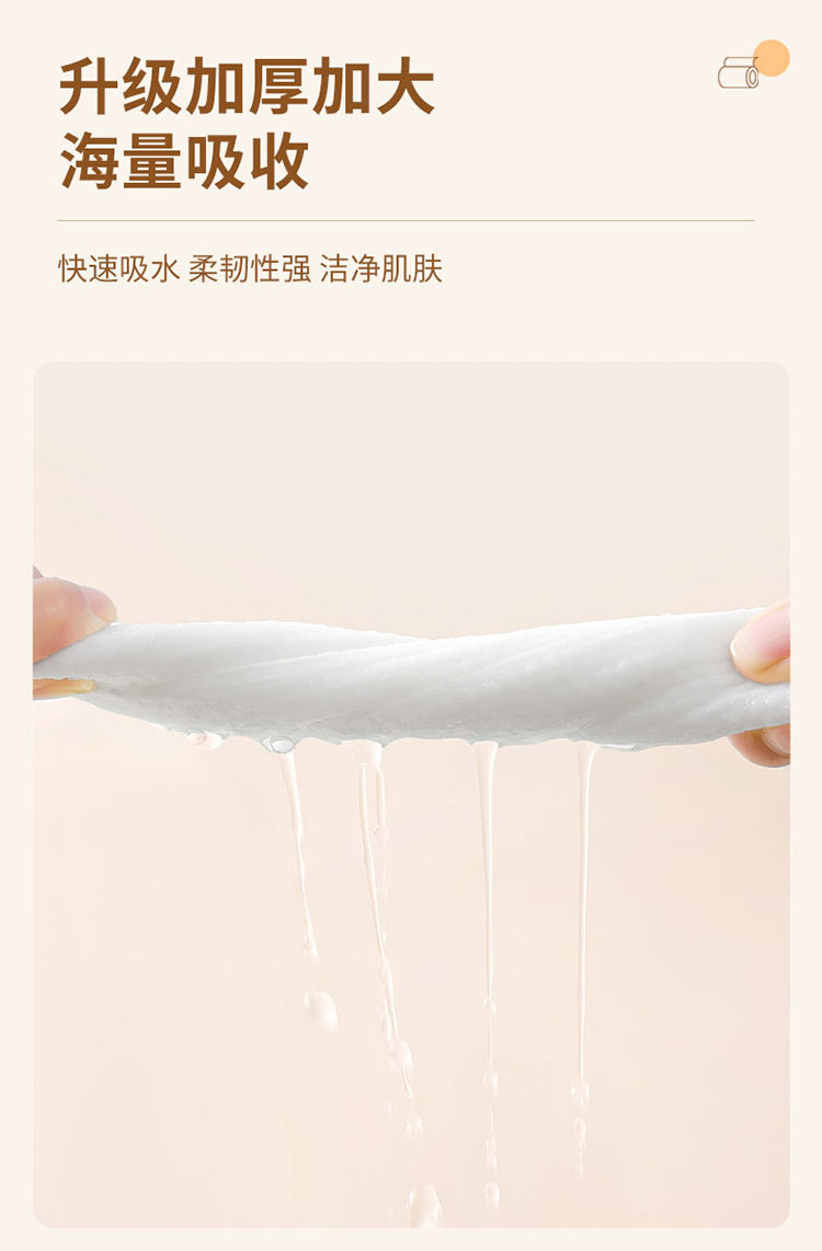 Disposable thickened hanging pull-out cotton soft towel, pure cotton cleansing towel, dry and wet dual-purpose beauty towel manufacturer pic 6