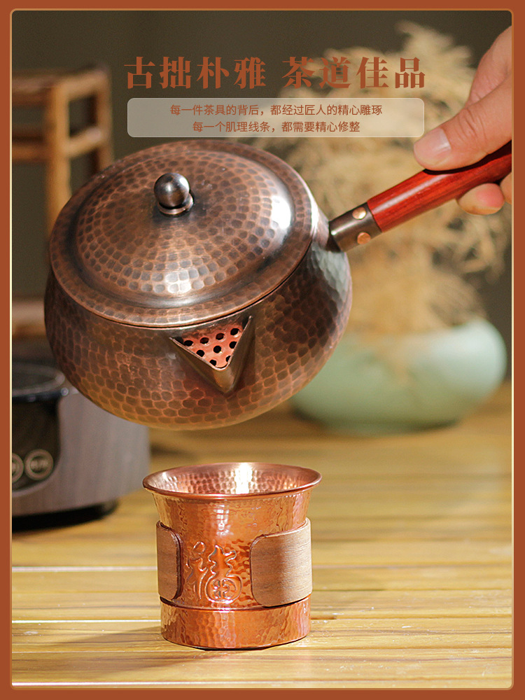 Copper pot electric ceramic stove, household multi-functional electric cooking pot, 1000w large-capacity stainless steel heater pic 6