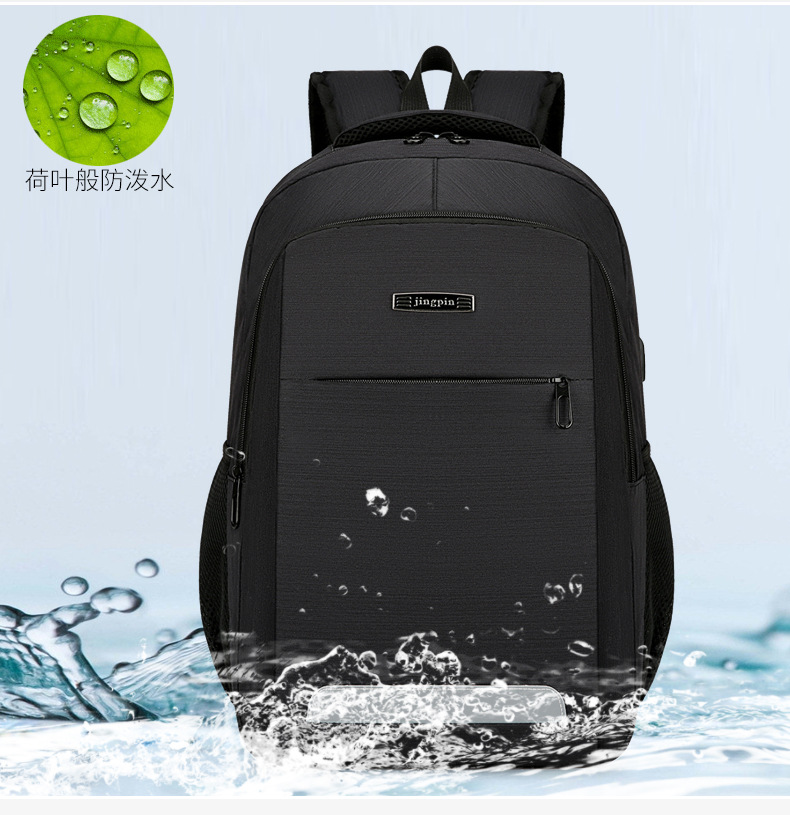 Customized cross-border business backpacks, large-capacity computer backpacks wholesale, usb multi-functional water-resistant backpacks pic 11