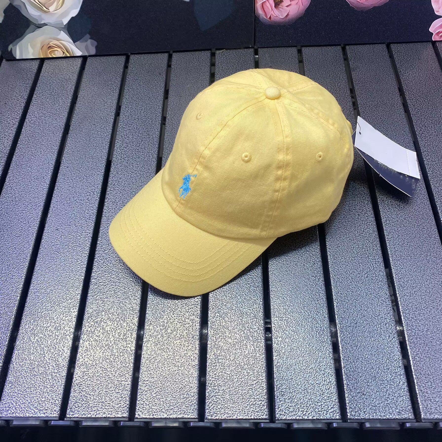 New color pony polo yellow baseball cap for women, soft top wide brim, versatile and face-enhancing, small four seasons duck tongue sports sun protection pic 3