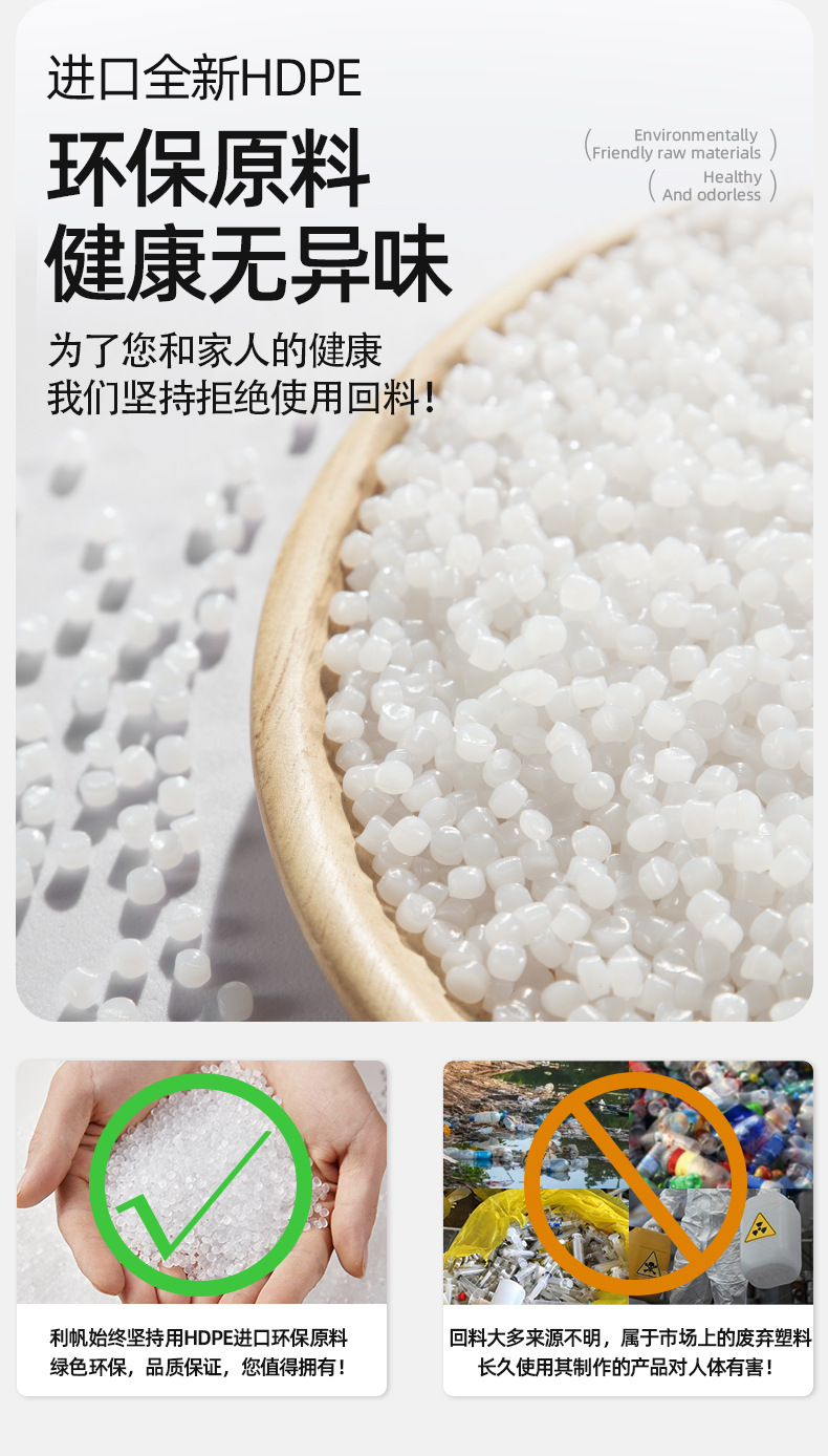 HDPE塑料折叠圆桌便携式白色折叠桌家用会议折叠餐桌礼桌1.8m详情2